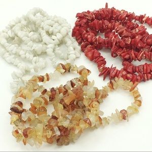 . natural stone. Bought from a handmade store